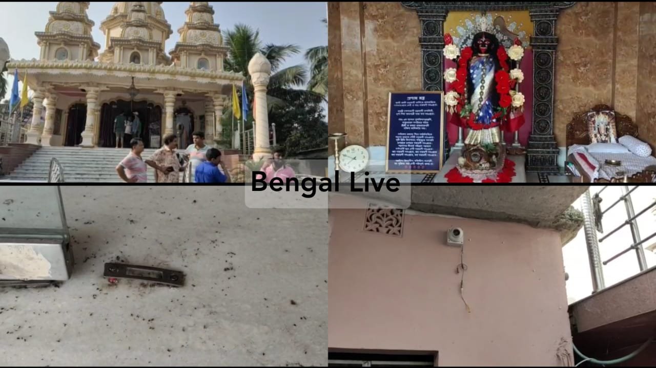 gold jewellery stolen from a temple in uttar dinajpur