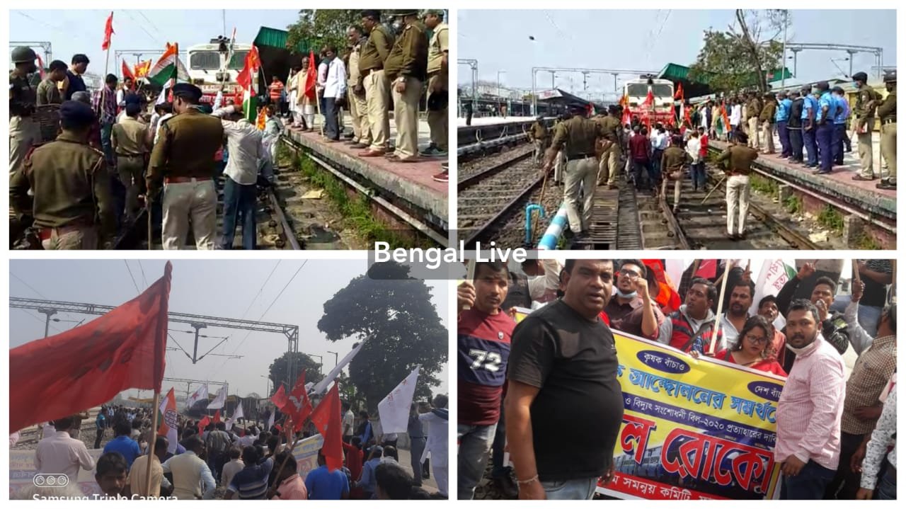 north-eastern railway service disrupted due to farmers movement