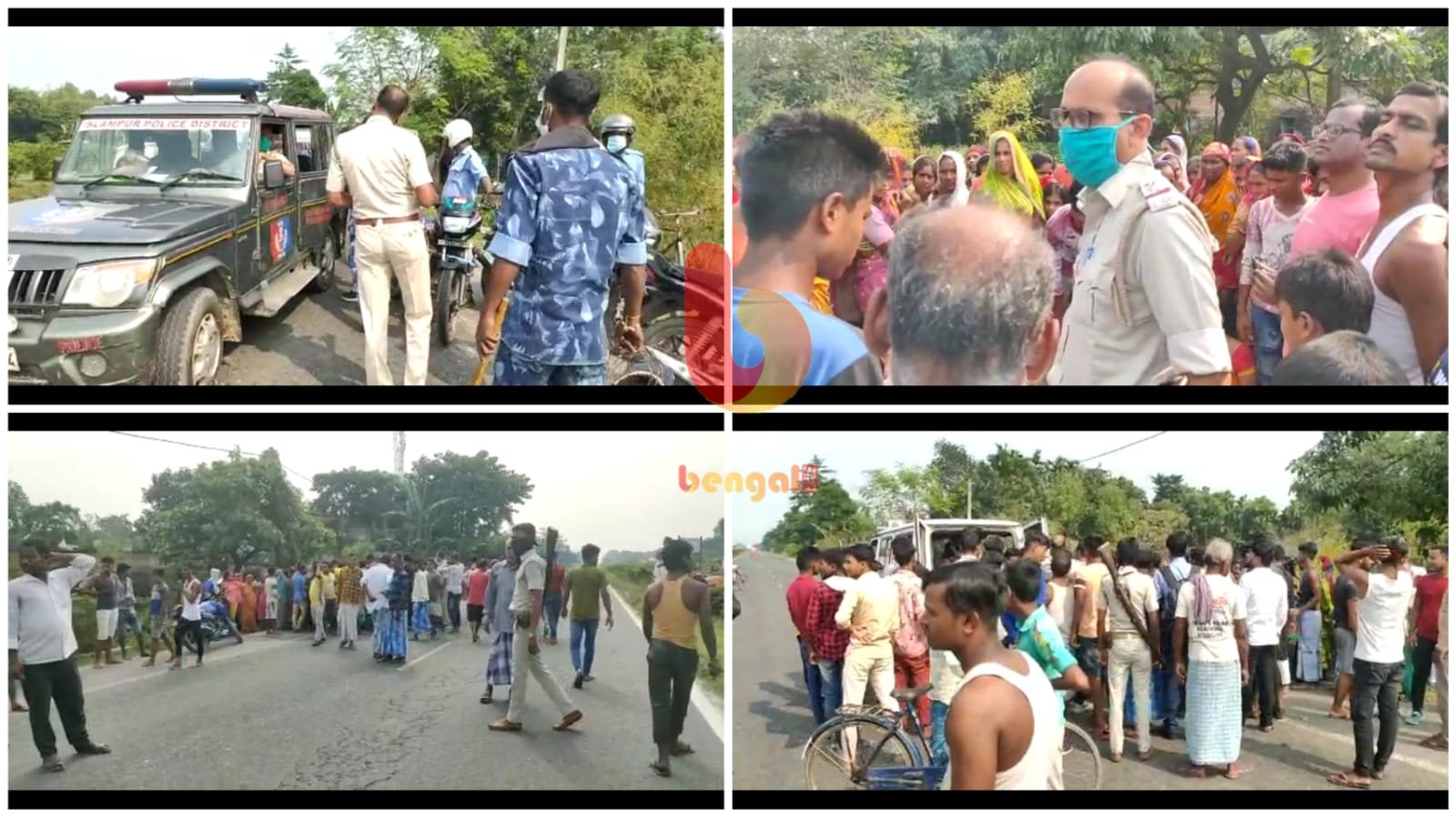 Tragic road accident in Islampur, a minor died